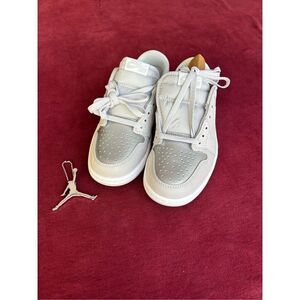 Brand New Nike Men’s White Air Jordan 1 Retro Low OG Sneaker Shoes Size 7